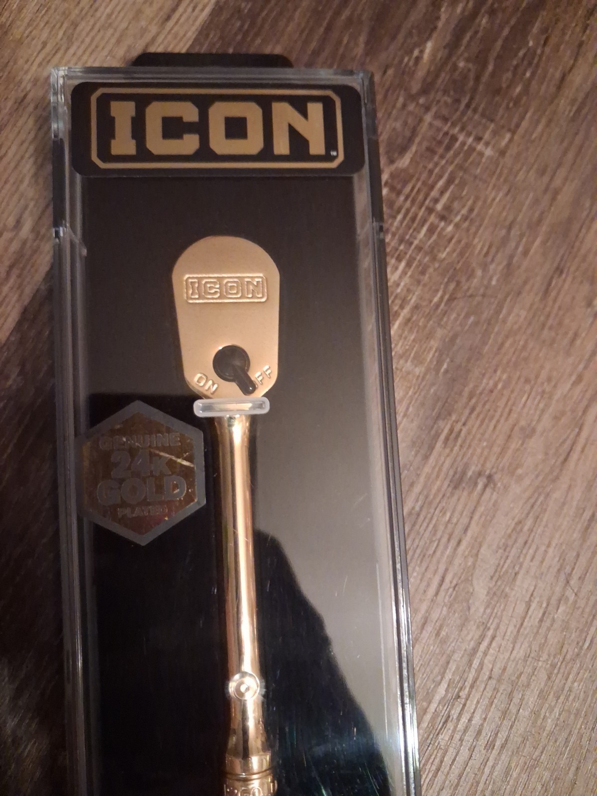 NEW ICON 3/8″ & 1/4″ Drive Pro Ratchet 24K Gold Plated 90 Tooth Special Edition