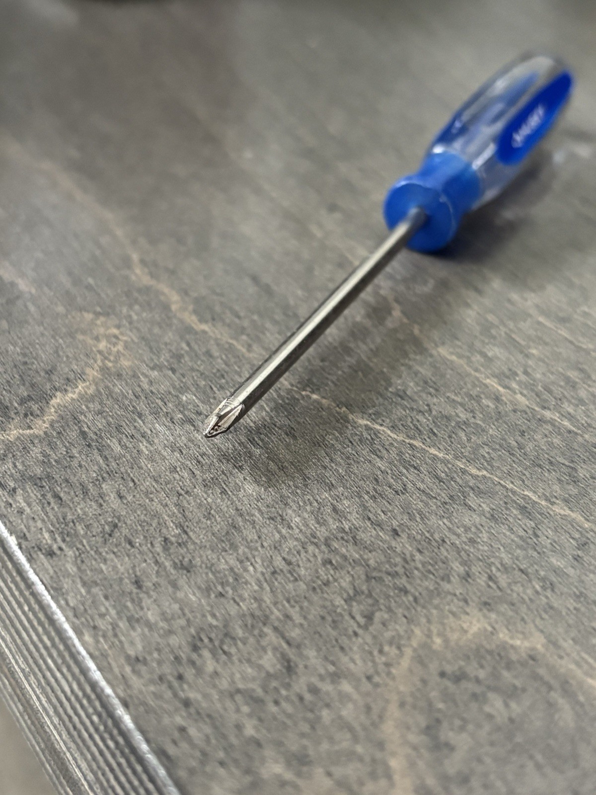 Husky #0 Phillips Screwdriver Clear Blue Handle 1000014615 Lifetime Warranty