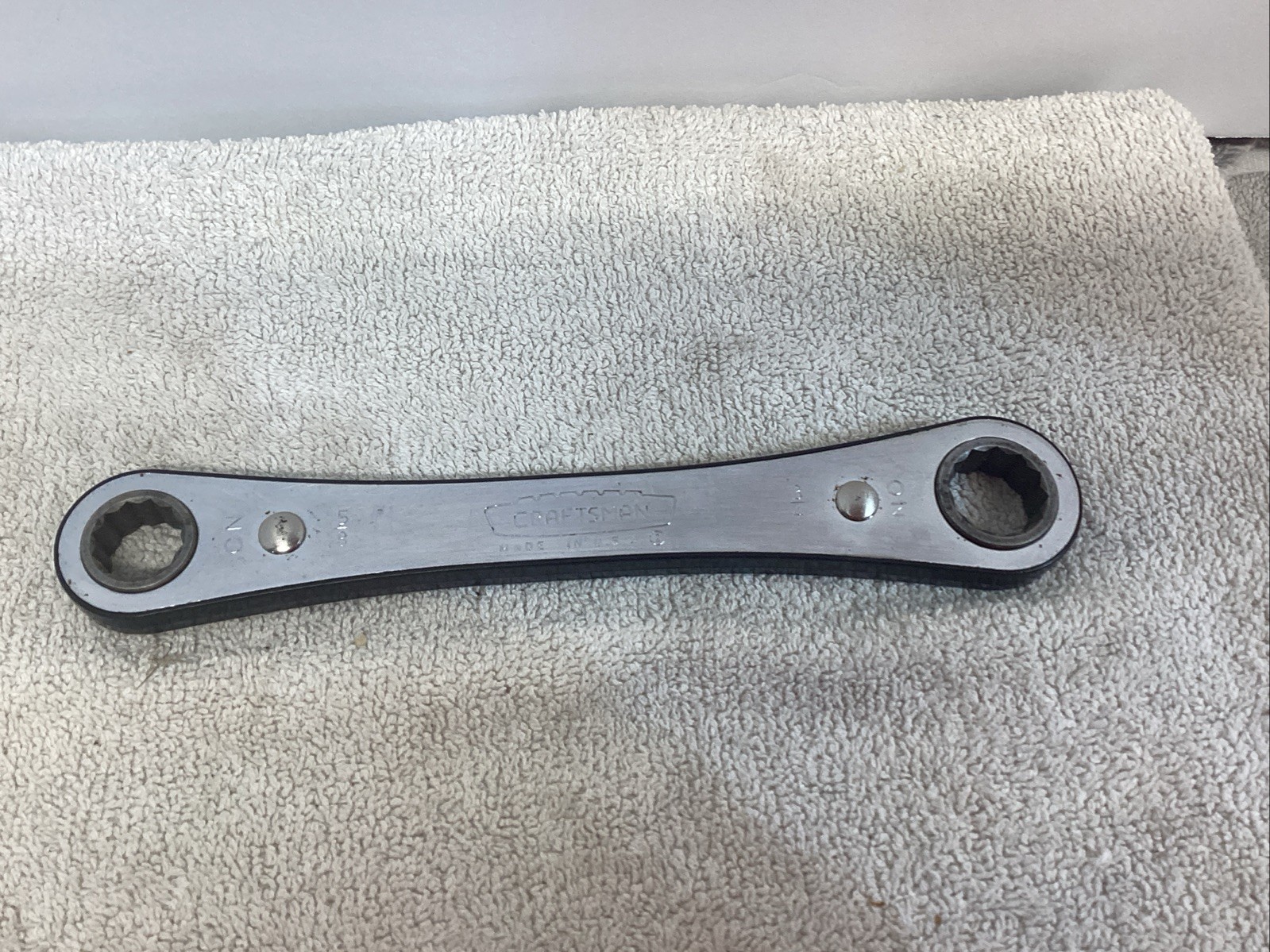 SEARS CRAFTSMAN, 5/8″ x 3/4″ , 12 POINT, RATCHETING WRENCH USA