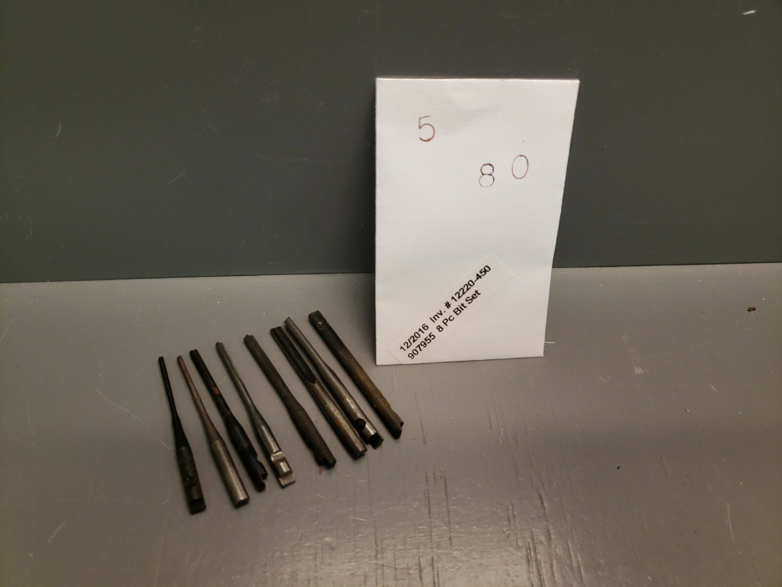 8 pc Push Drill Bit Set Drill Point Fits Stanley Millers Falls Craftsman Klein