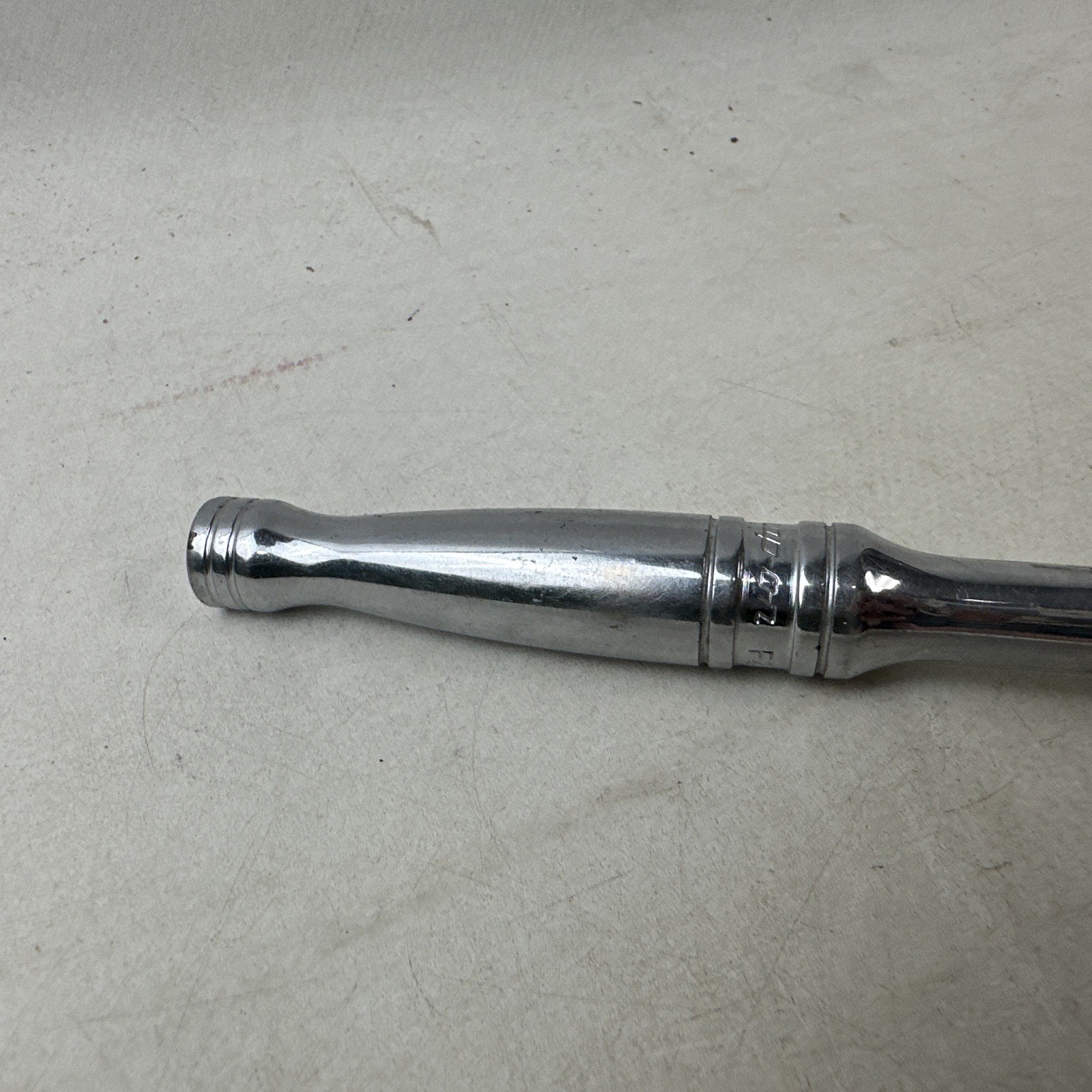 Snap On F830 Standard Handle 3/8” Ratchet About 7 1/2” Long Works Has Engravings