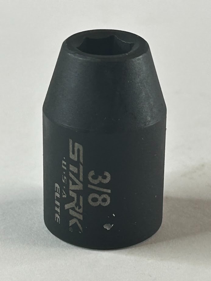 STARK 3/8″ x 1/2″ Impact Socket – 6 Point – Free USA Shipping