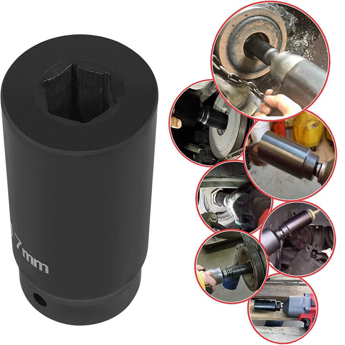 77060 17mm Harmonic Balancer Socket For Honda Engines Balancer Socket
