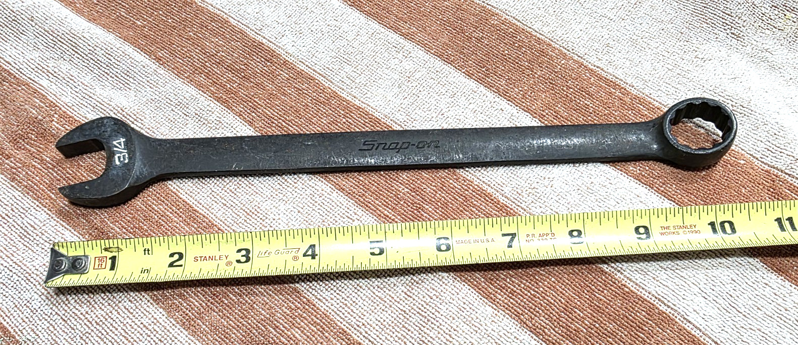 SNAP ON GOEX24A 3/4″ 12-PT COMBINATION WRENCH Black Oxide Industrial Finish