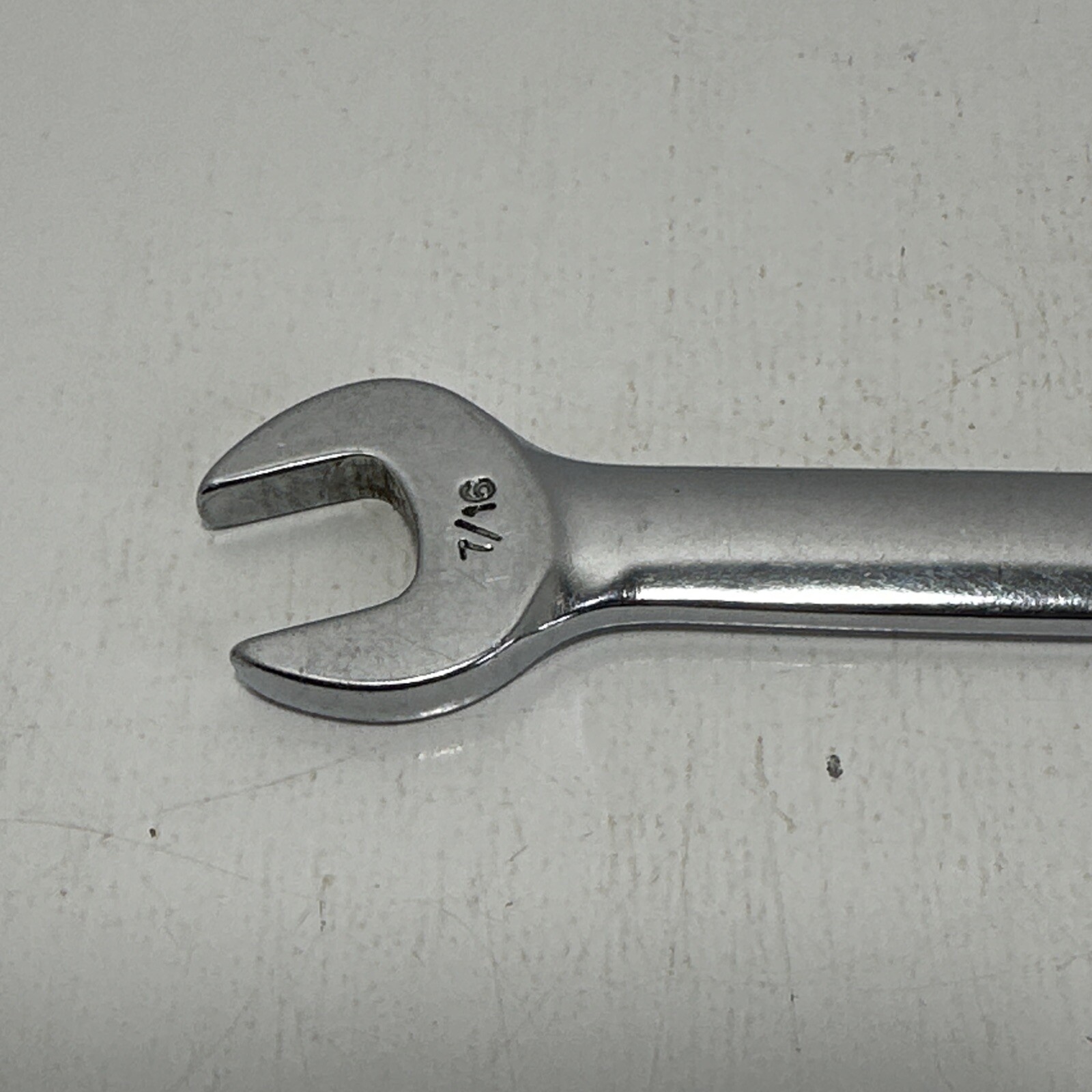 Snap On VO1416 Double Open Ended Wrench 1/2″ x 7/16″ USA Underlined logo