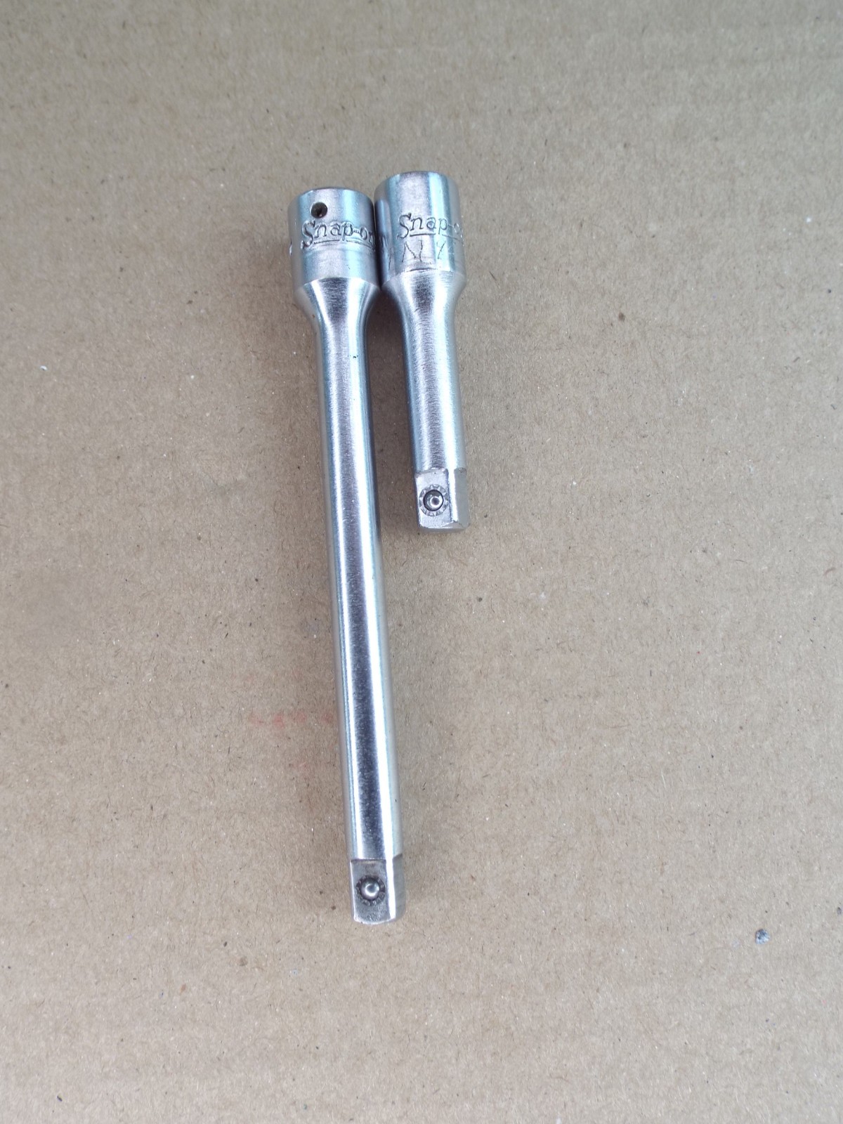 VTG Snap-On 2″ & 4″ Ext 1/4” Dr USA Tested Works Well Good Condition! (Read)