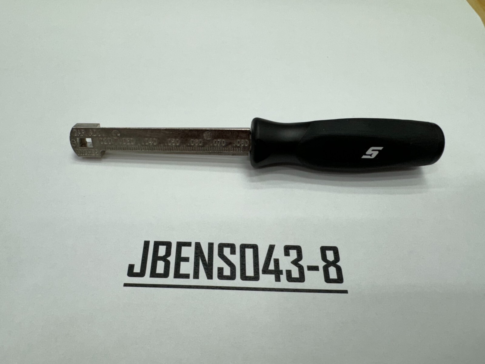 Snap-on Tools USA NEW BLACK Soft Grip Spark Plug Ramp Gauge FBP2BLK