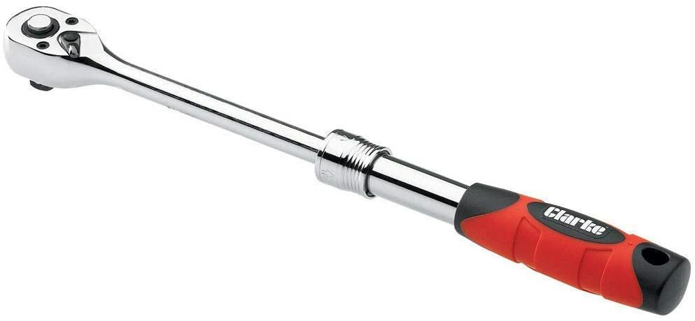 Clarke PRO200 1/2″ Drive Extendable Ratchet locks 305 – 445mm Lifetime Guarantee