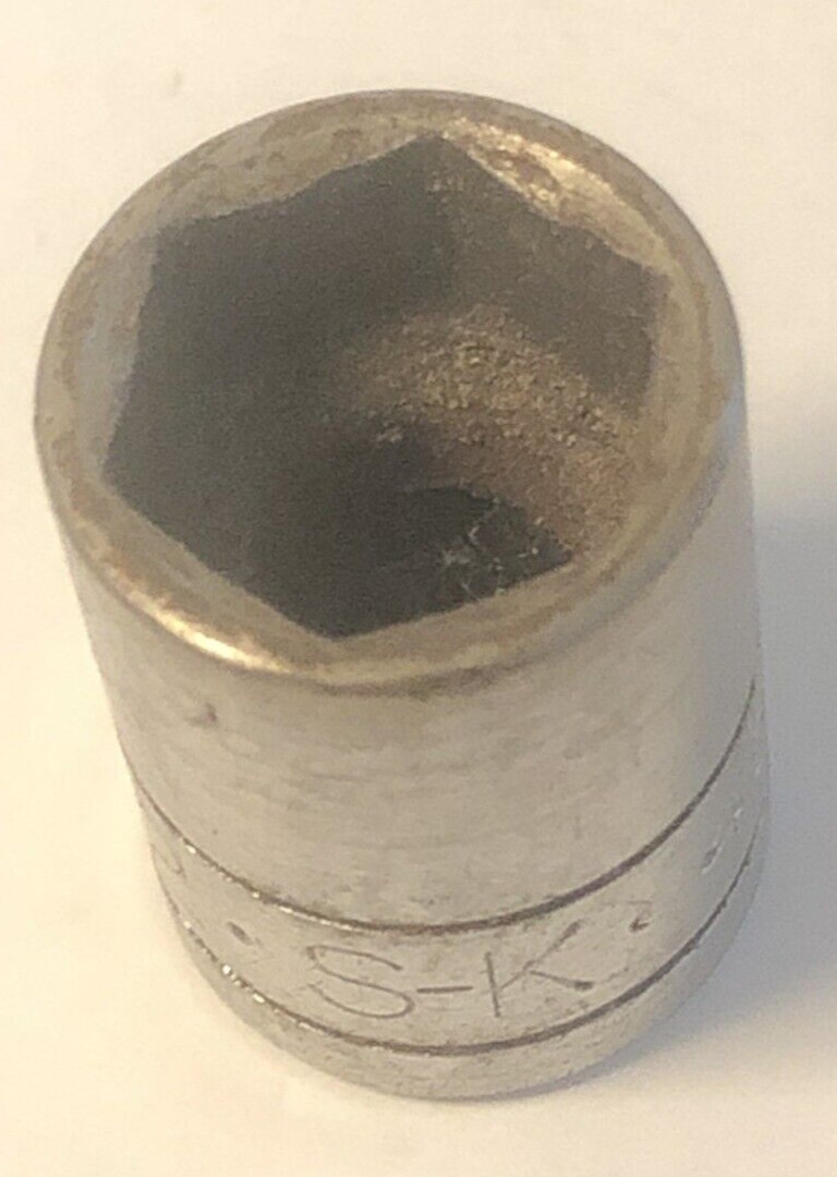 4 S-K Tools Socket Lot 7/8 9/16 1/2 13mm 1/2″ 3/8″ Drive 40128 40118 40313 45116