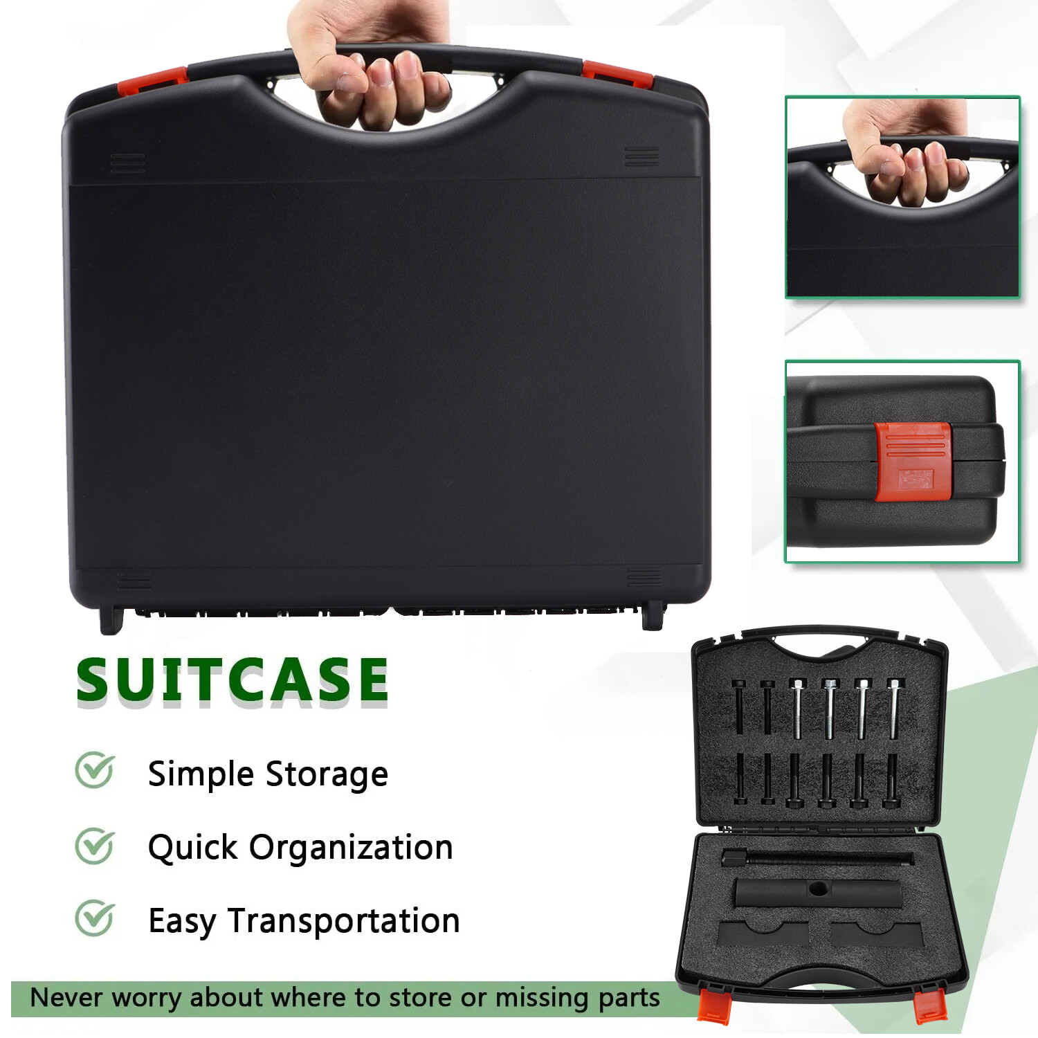 For Commercial Trucks /Semi Truck Heavy Duty Yoke Puller Removal Tool Kit 10803