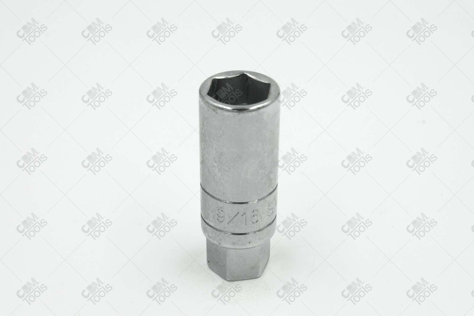 SK Hand Tools 4419 3/8″ Dr. 9/16″ Fractional Spark Plug Chrome Socket
