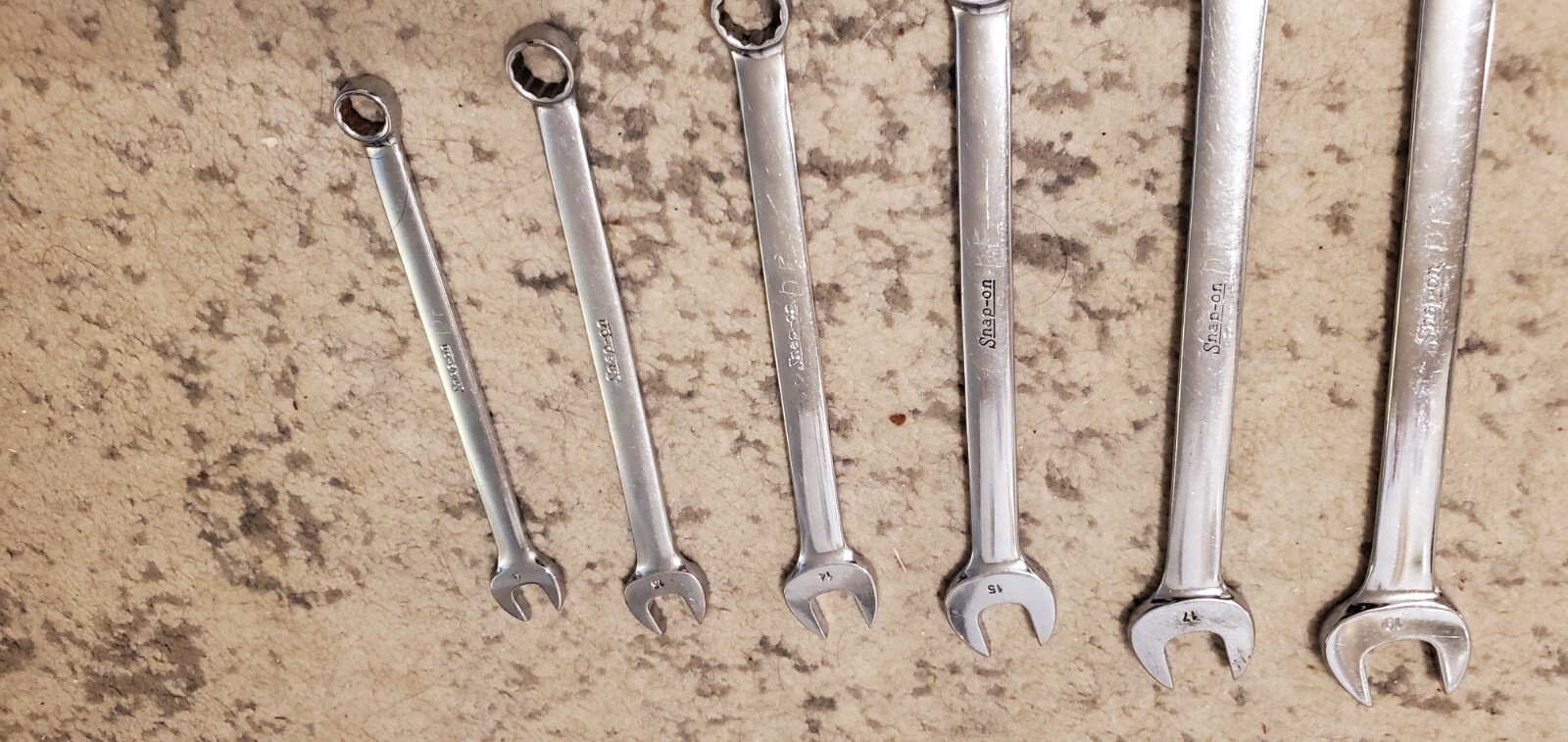 Snap On Oexm 6 Pieces Metric Wrenches 19-17-15-14-13-11