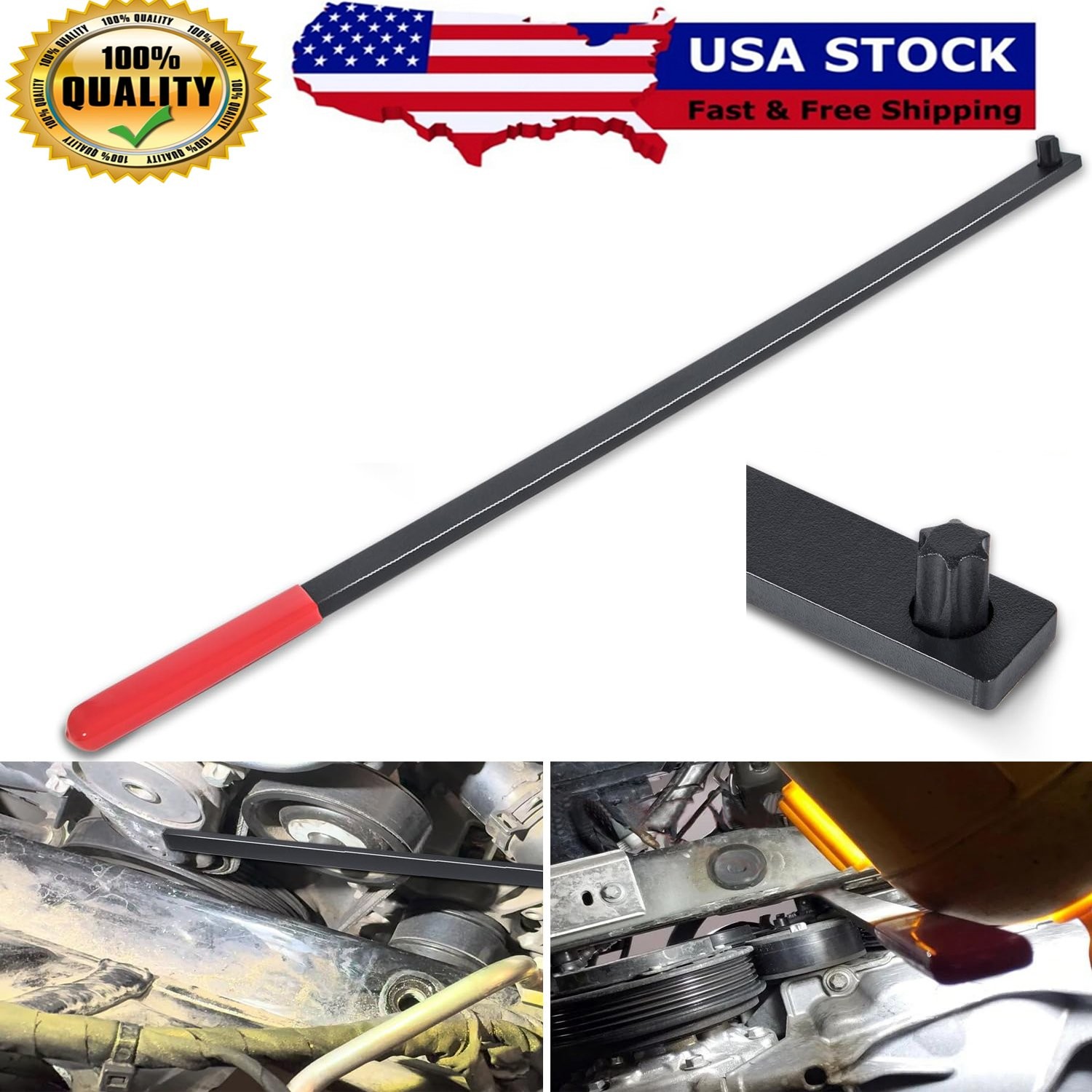 Serpentine Belt Tool for Mercedes Benz M270 Engine Replace JTC4346 #270589000700