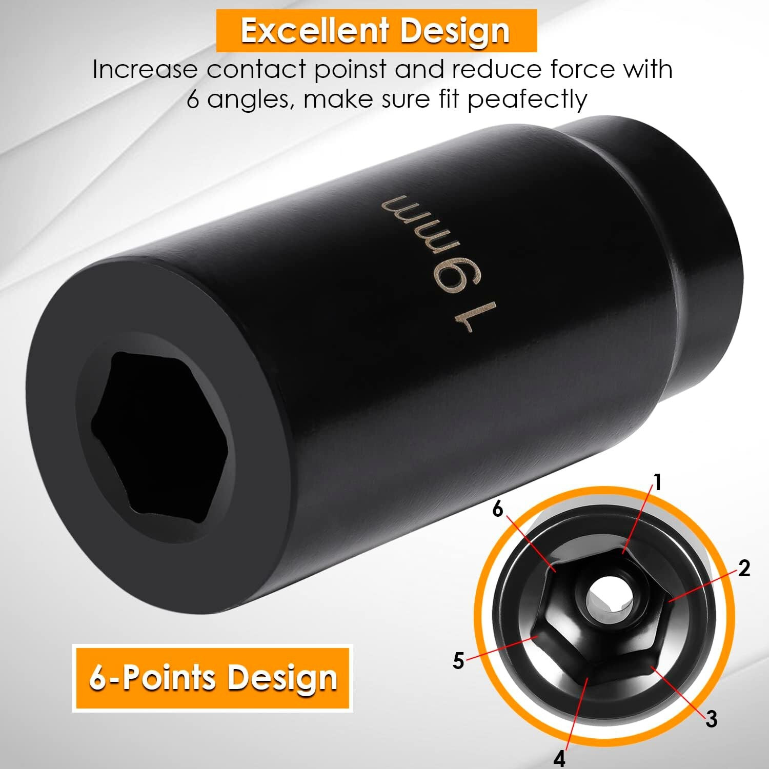 Harmonic Balancer Socket Tool 17mm 19mm 22mm 24mm for Honda Toyota Ford GM LS
