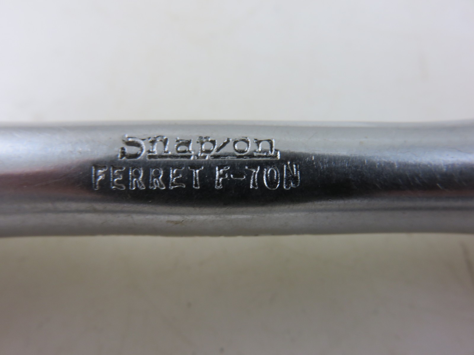 Snap-On Ferret F-70N 3/8″ Dr. Ratchet 7″ Long Oil Hole Date 1940 Patent 1854513