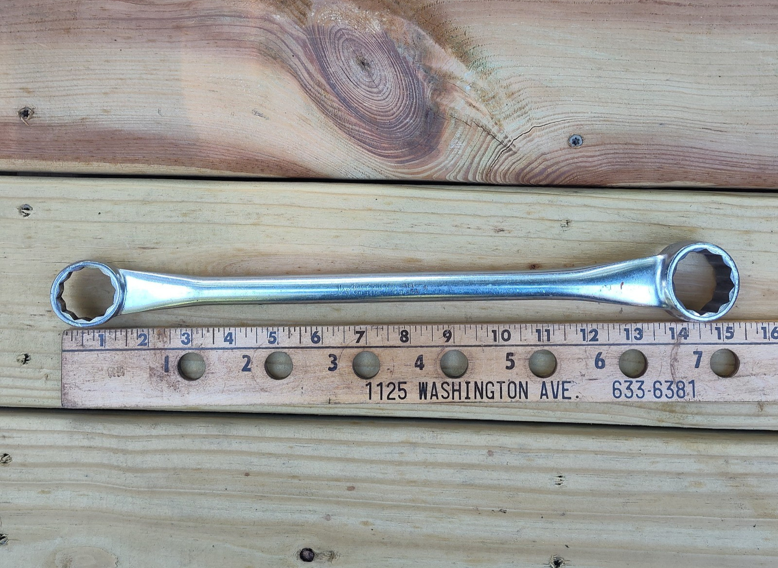 Blue Point XD-3440 12 Point Deep Box End Offset Wrench 1- 1/16 & 1- 1/4 USA