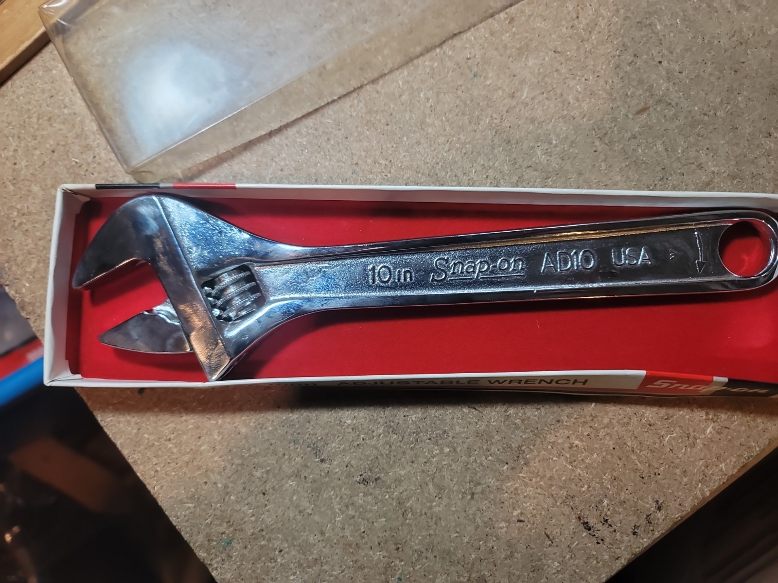 Snap-on AD10 Chrome Adjustable Wrench 250mm 10″
