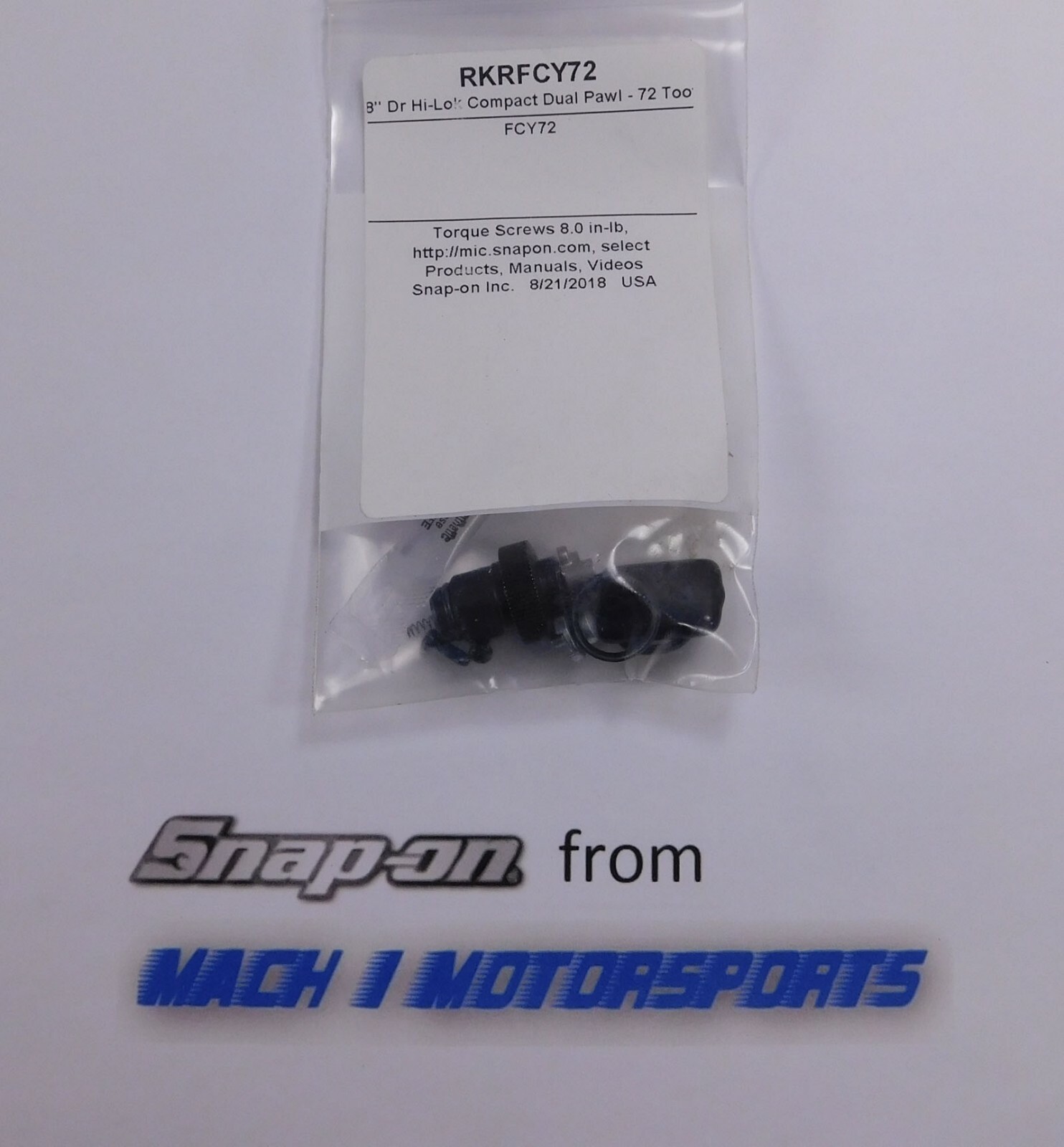Snap On Tools 3/8″ Dual Drive 80® Tooth HI-LOK® Compact Head RATCHET Repair Kit
