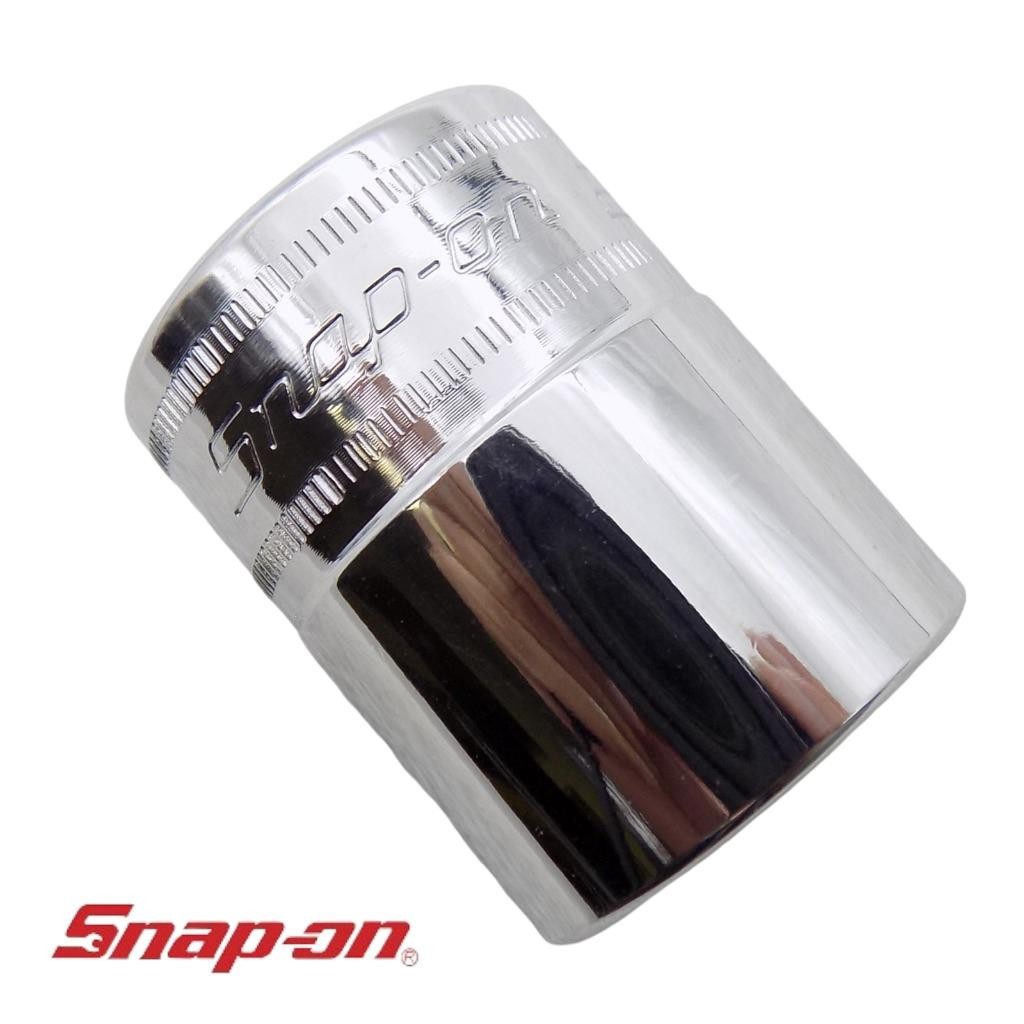Snap On Tools SWM221 1/2″ Drive 22mm Metric 12 Point Shallow Chrome Socket GUC