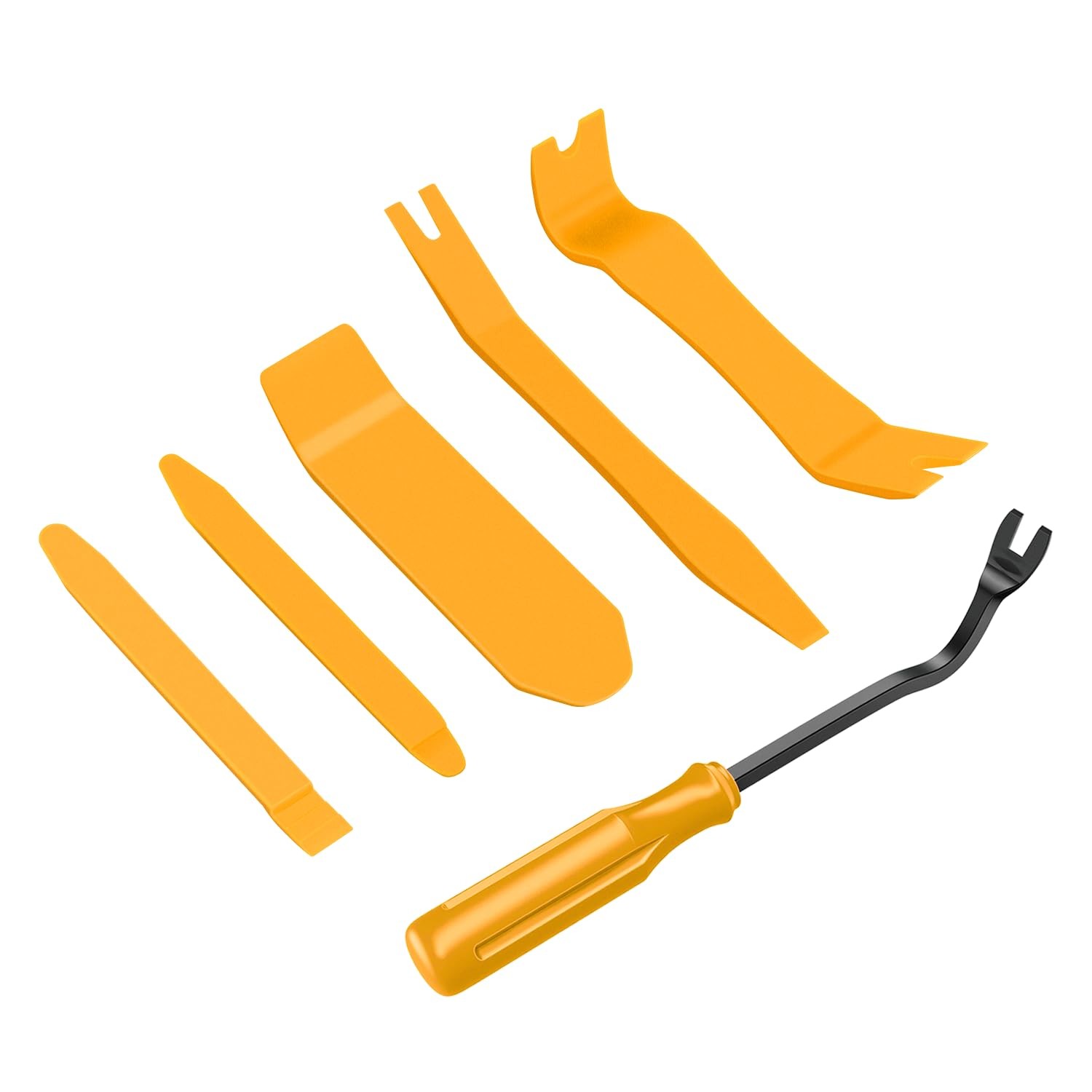 Auto Trim Removal Tool Kit 6PCS NoScratch Car Fastener & Dash Panel Tools