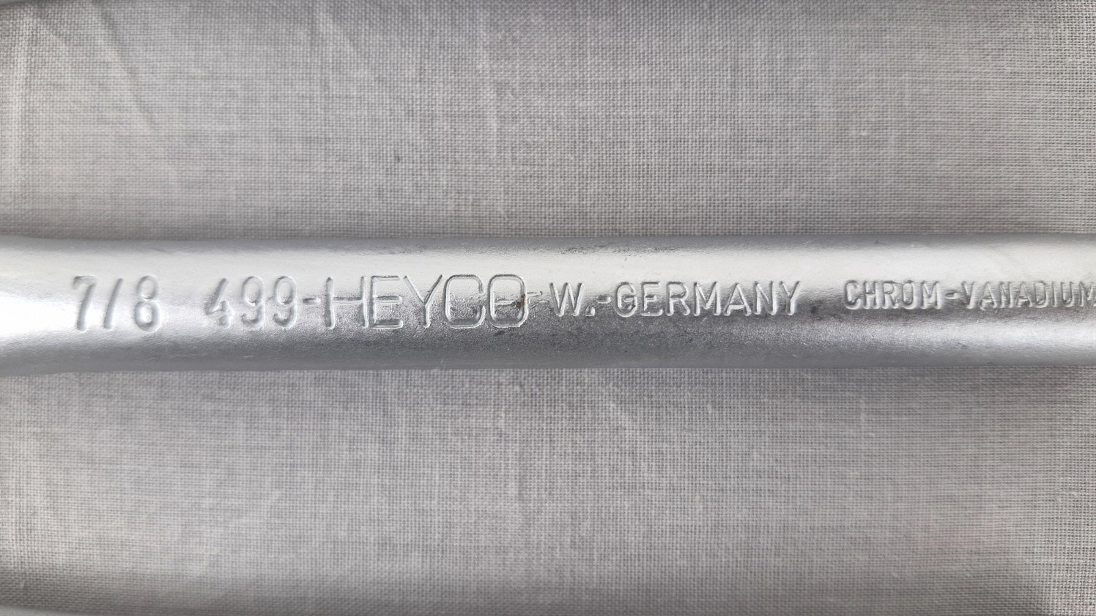 HEYCO 499 Single Ended Flare Nut Wrench Set 6pc SAE – Vintage