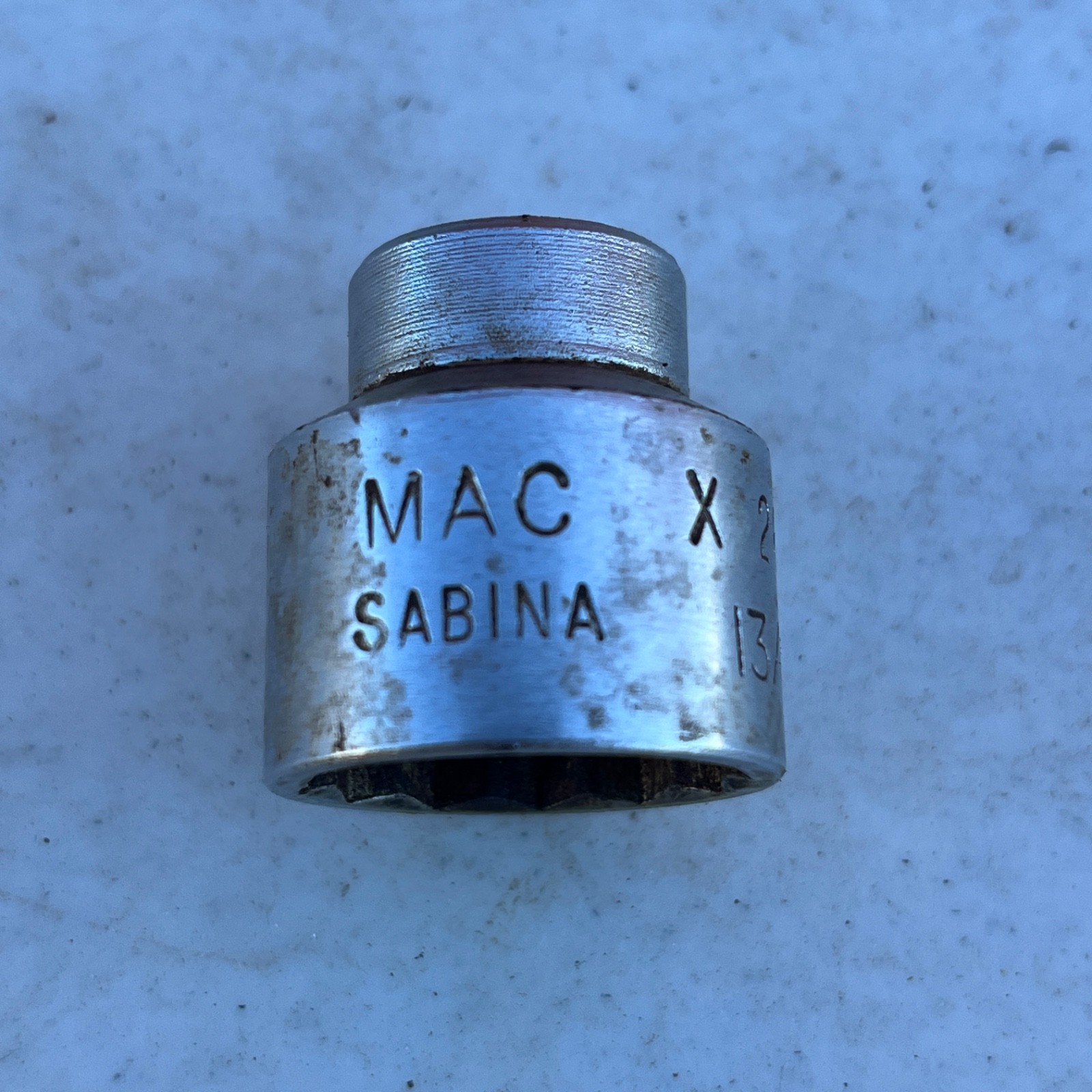 Mac Tools USA X262 13/16″ SAE Shallow Socket 3/8″ Drive 12 Point Chrome Finish