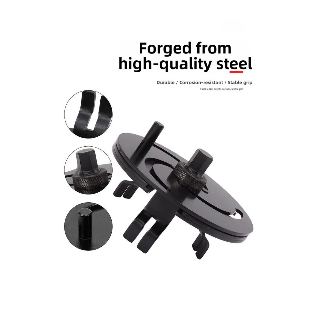Adjustable Car Fuel Tank Cover Wrench 87 to 170mm Compact Portable Tool