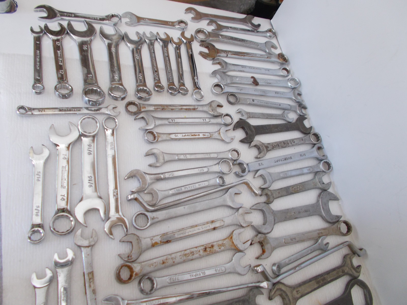 Large Lot of 70+ Misc/Random Wrenches Imports Flea Market Use All Good