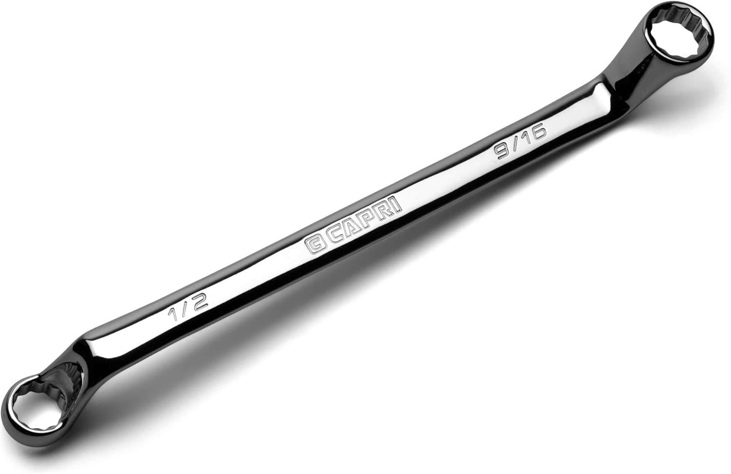 1/2 x 9/16 in. 75-Degree Deep Offset Double Box End Wrench