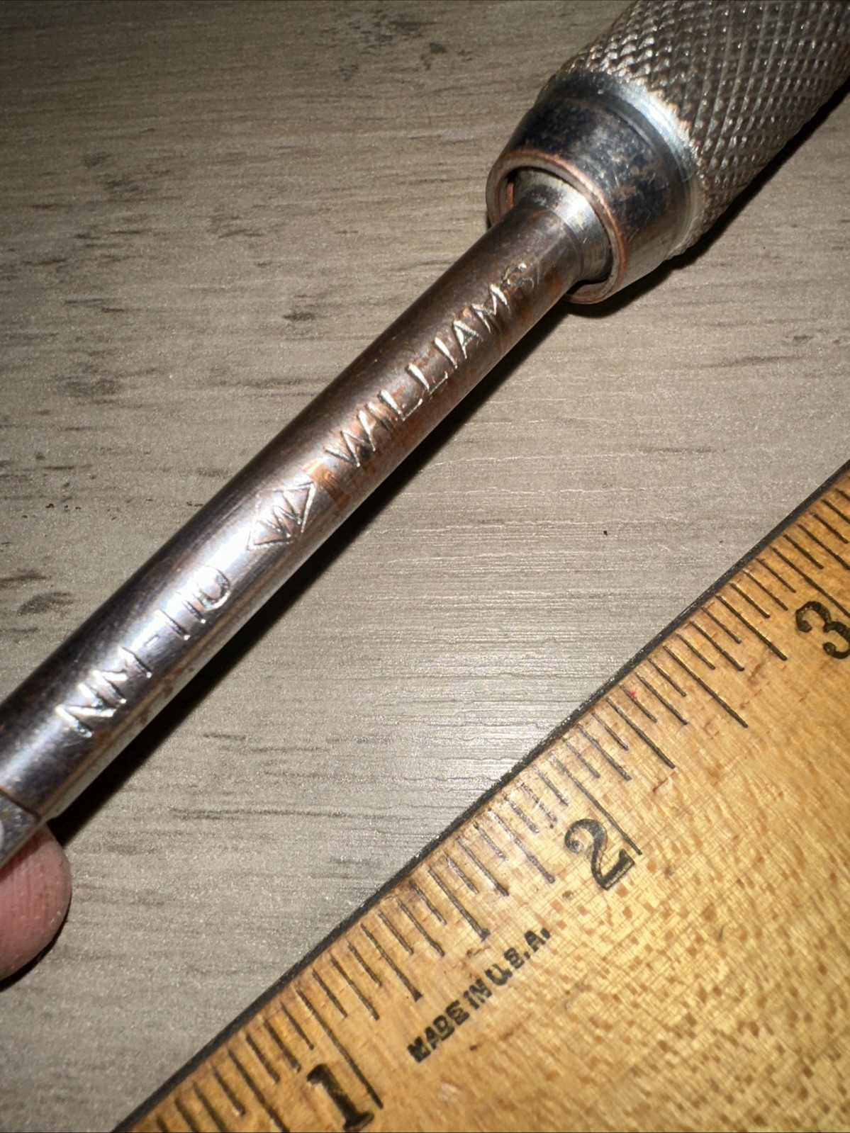 Vintage Williams Tools 1/4” Drive Locking Spinner Nut Driver Handle NM-110 (USA)