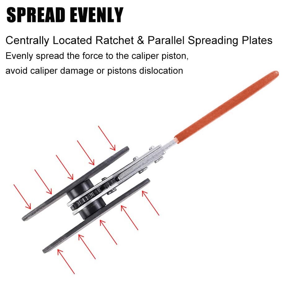Piston Spreader Pad 360° Swing Wrench Expander Brake Caliper Compression Tools
