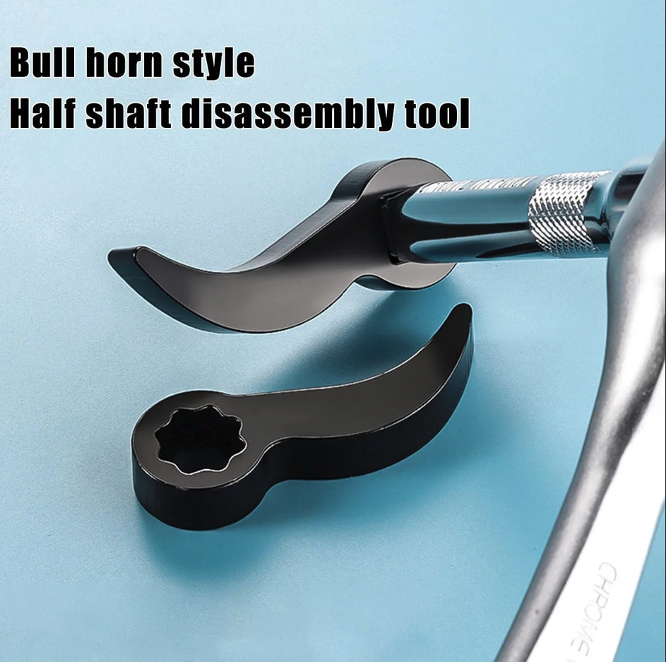 1pc Angle Type Half Axle Disassembly Tool Drive Pry Bar Adapter Repair – NEW
