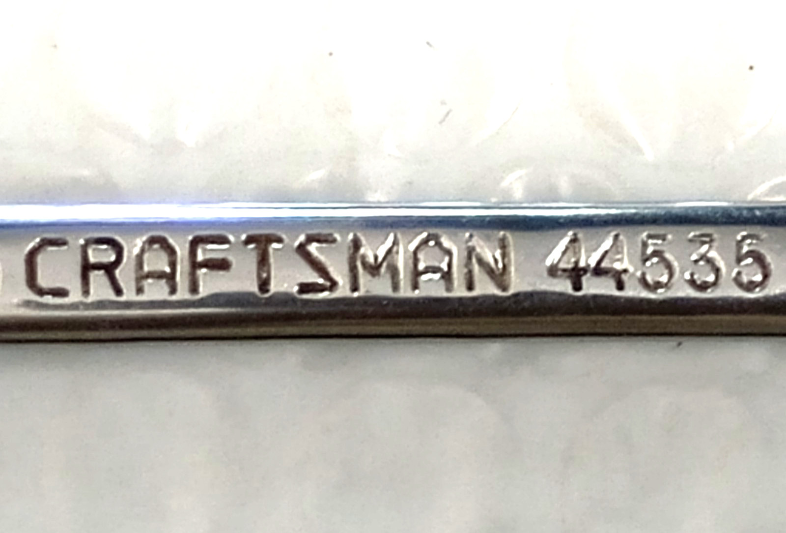 CRAFTSMAN TOOLS 44535, 6MM. OPEN-END/7MM. BOX COMBO WRENCH, 3.25″L. 12 PT *NOS*