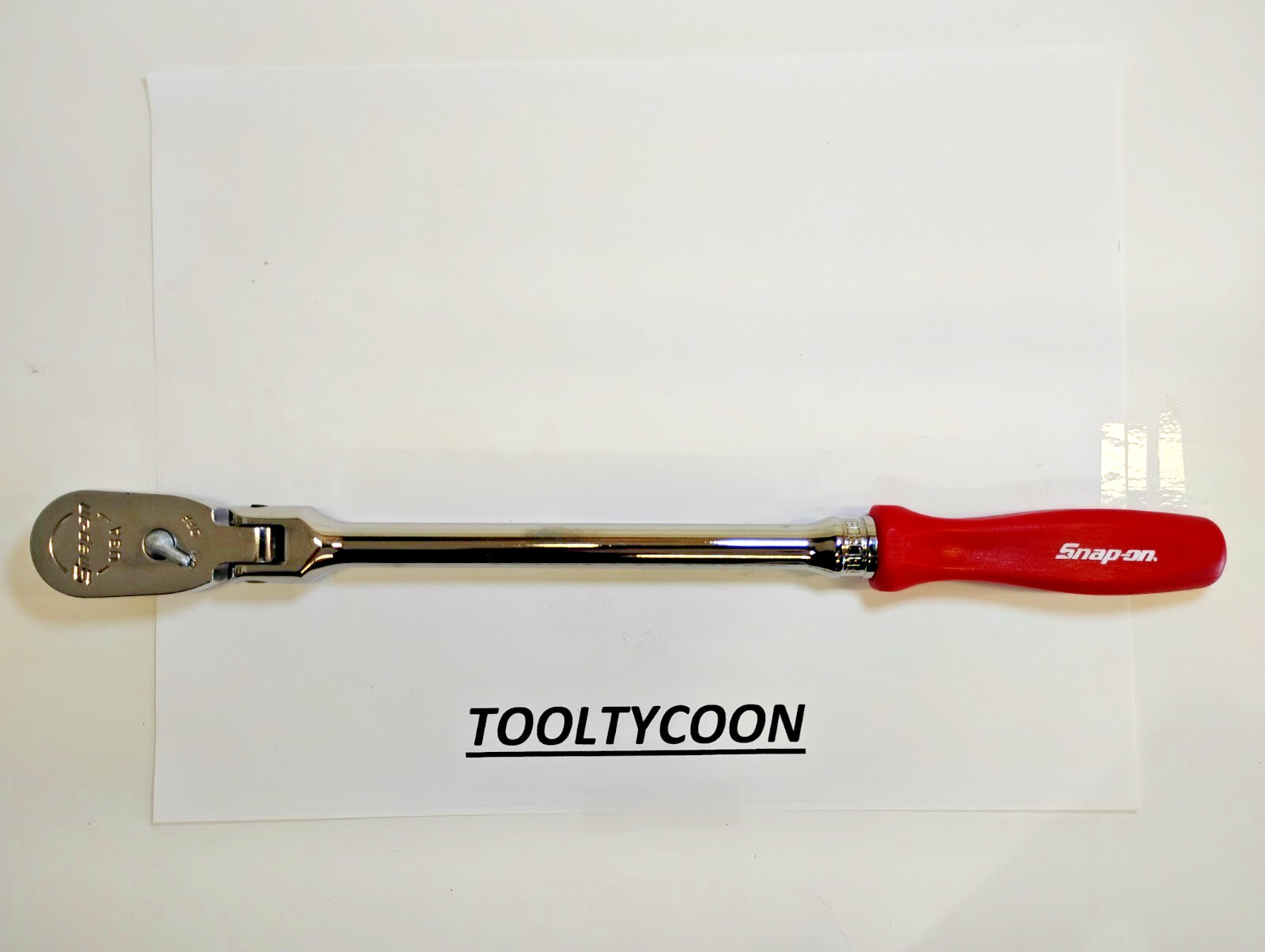 Snap-on Tools USA NEW CLASSIC RED 3/8″ Drive HARD Flex Head Ratchet FHLFD80AR