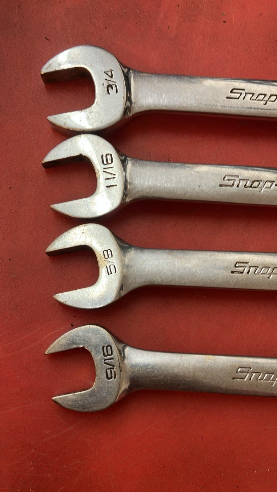 Snap-on Short 12 Point Combination WRENCH SET OEX240 OEX220 OEX200 OEX180