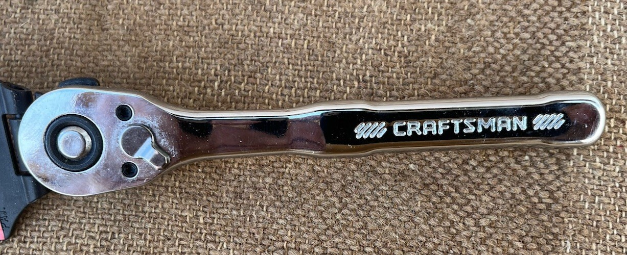 CRAFTSMAN 1/4-in Drive 72-Tooth Quick-Release Ratchet CMMT86721 Low-Profile NEW