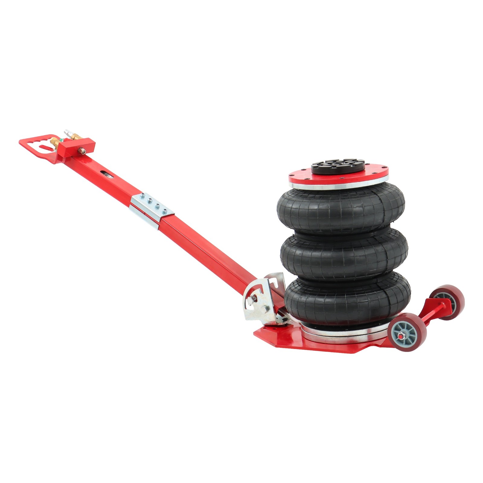 Labwork Triple Bag Air Jack Pneumatic Jack 17.7″ Car SUV Lifting 3 Ton/6600 lbs