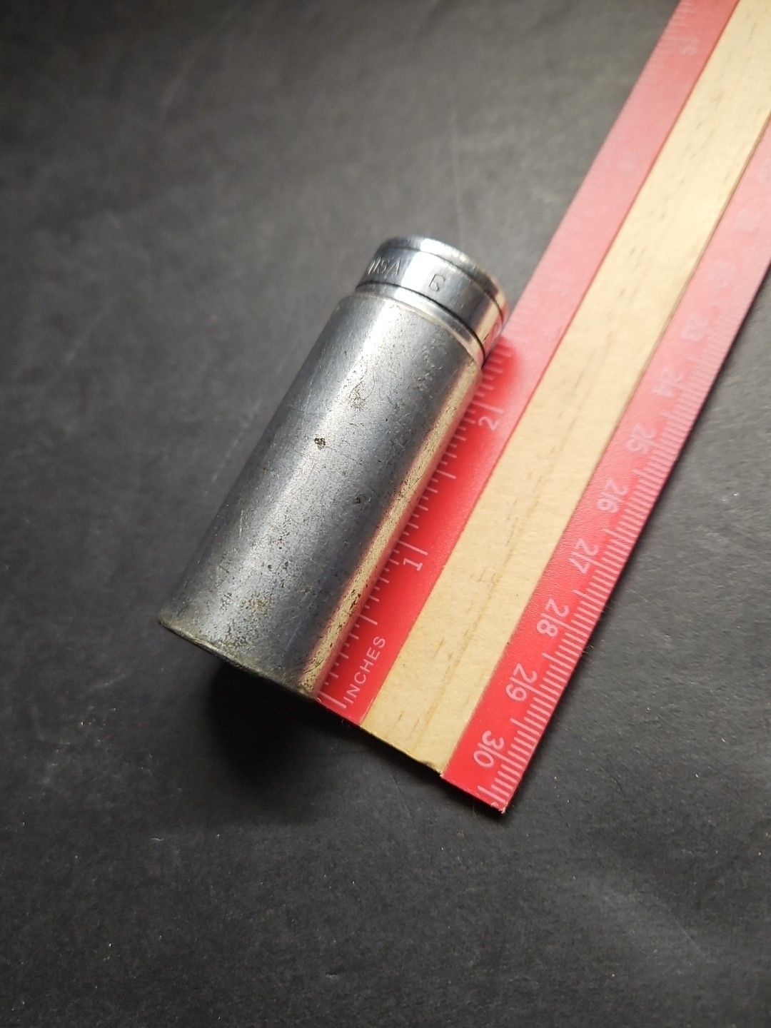 Snap-on SFS241 3/4″ 6pt 3/8″ Drive Deep Socket Vintage Replacement Patinad GUC