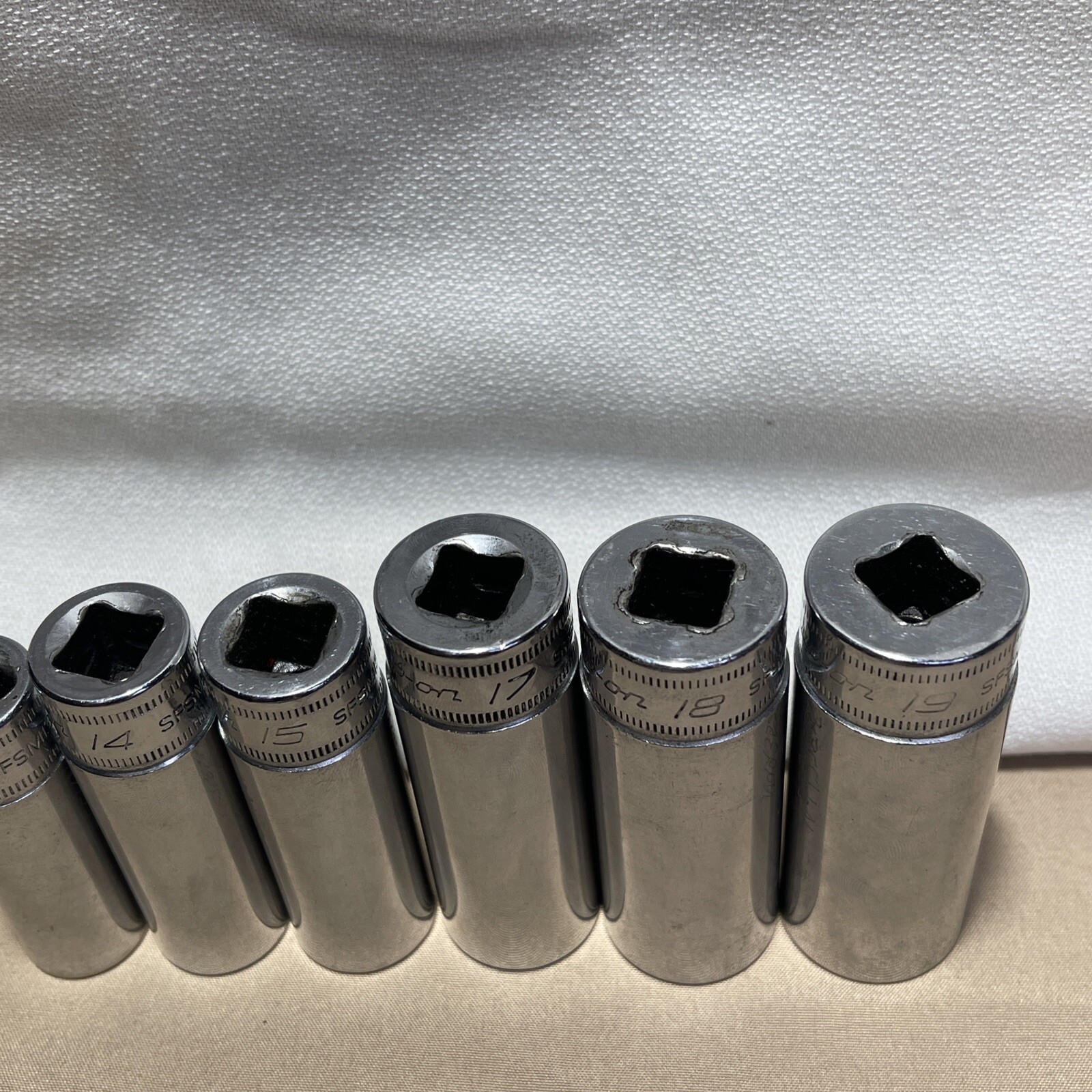 Snap On SFSM13 13” SFSM14 14” SFSM15 15” SFSM18 18” SFSM17 17” SFSM19 19” SET