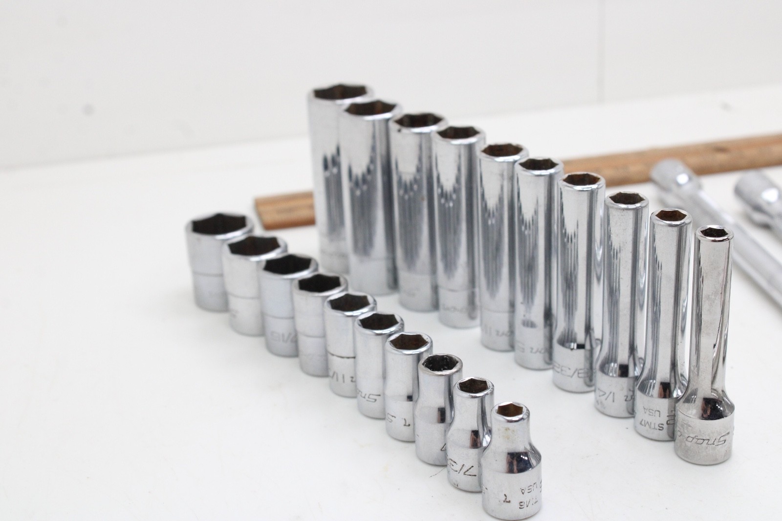 Snap-on 144TMPB 44 Piece 1/4″ Drive 6-Point Metric/ SAE General Service Set USA