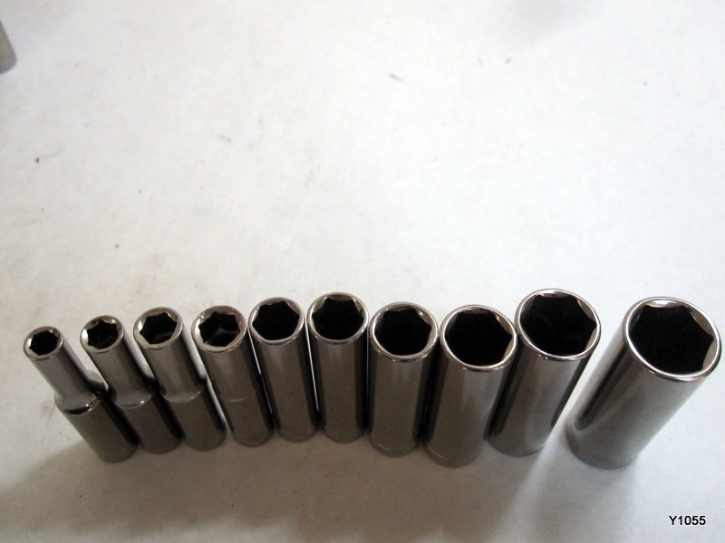 CRAFTSMAN lot of 10 SAE sockets see description
