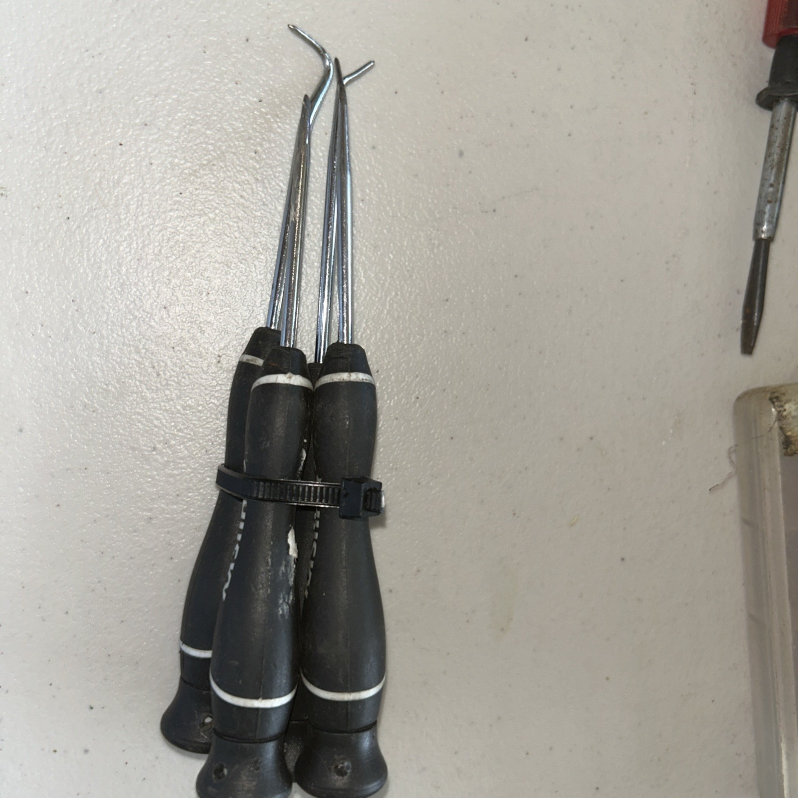 Husky Hook and Pick Set (4 Piece) Str, Hook, 90 Degree, 35 Degree
