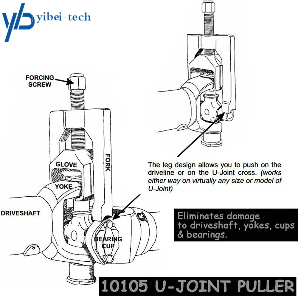 10105 Heavy Duty Universal Joint Puller Press Removal U-Joint Tool 1.0″ to 1.25″