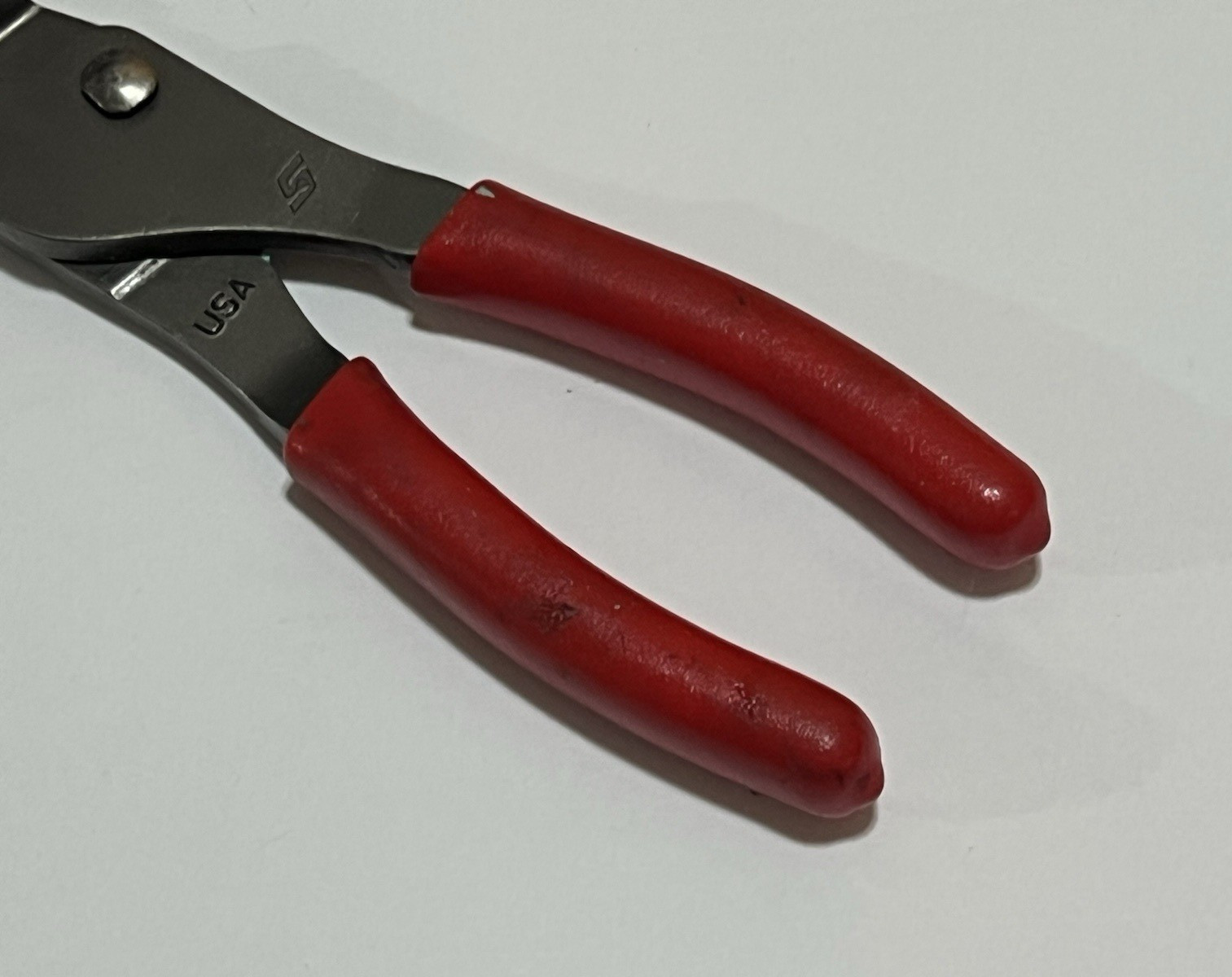 Snap On LN46ACF Long Nose Slip Joint Soft Grip Pliers 7″ Long USA NICE