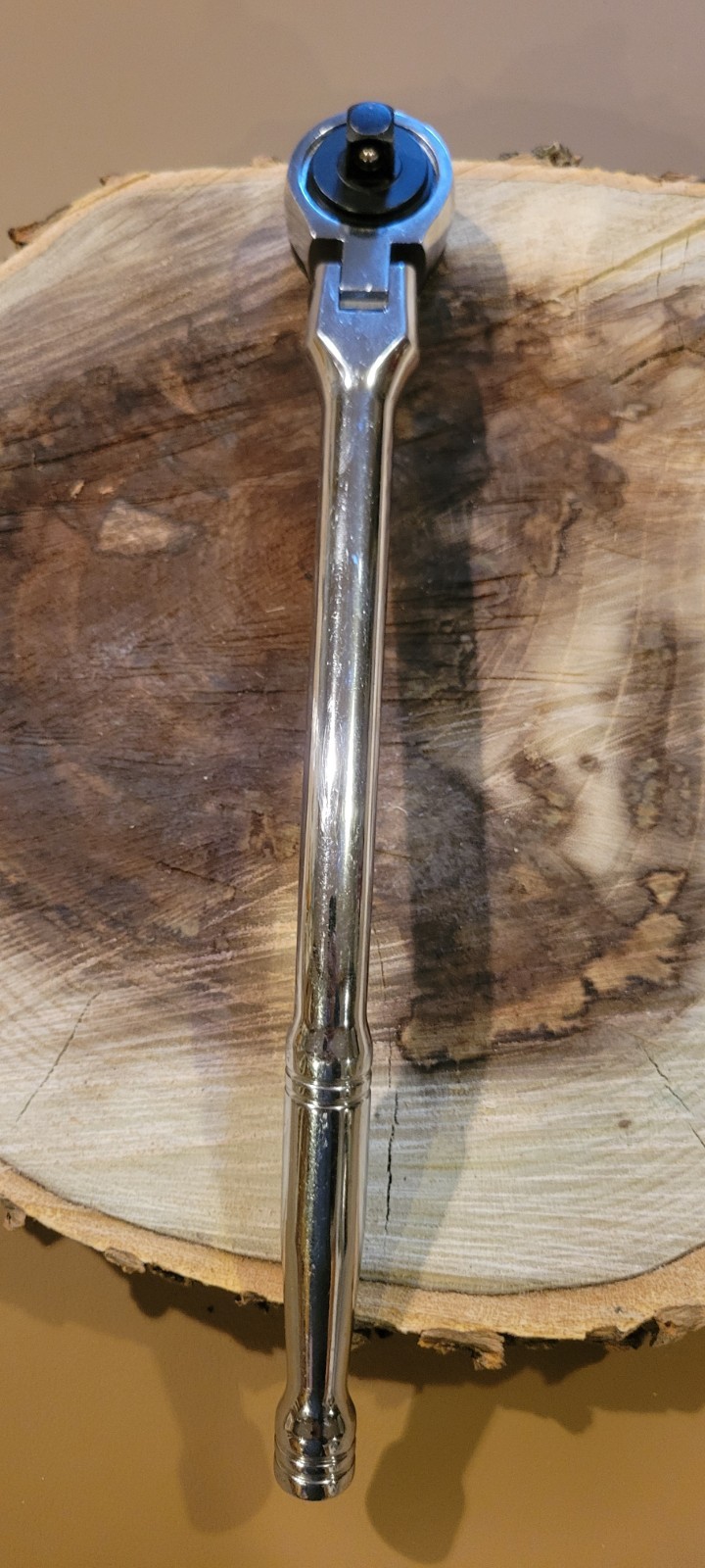 Powerbuilt CR-V Offset Handle with Articulated Head 3/8 Ratchet USA