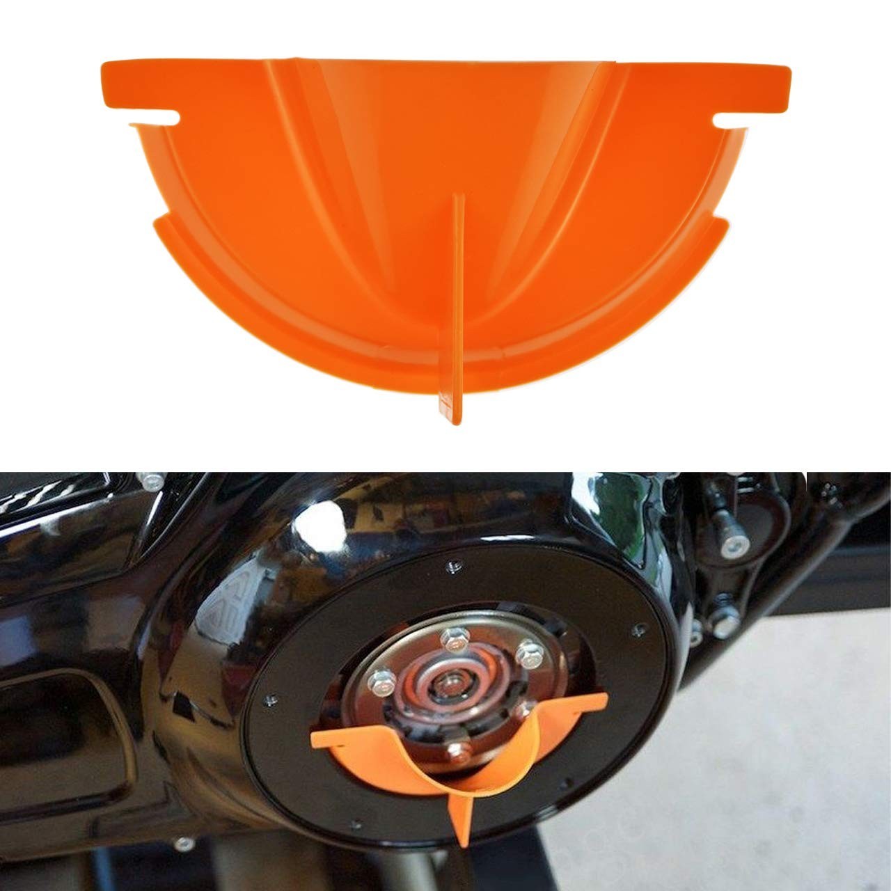 Crankcase Fill Funnel Primary Case Oil Fill Drip Free Oil Filter Funn