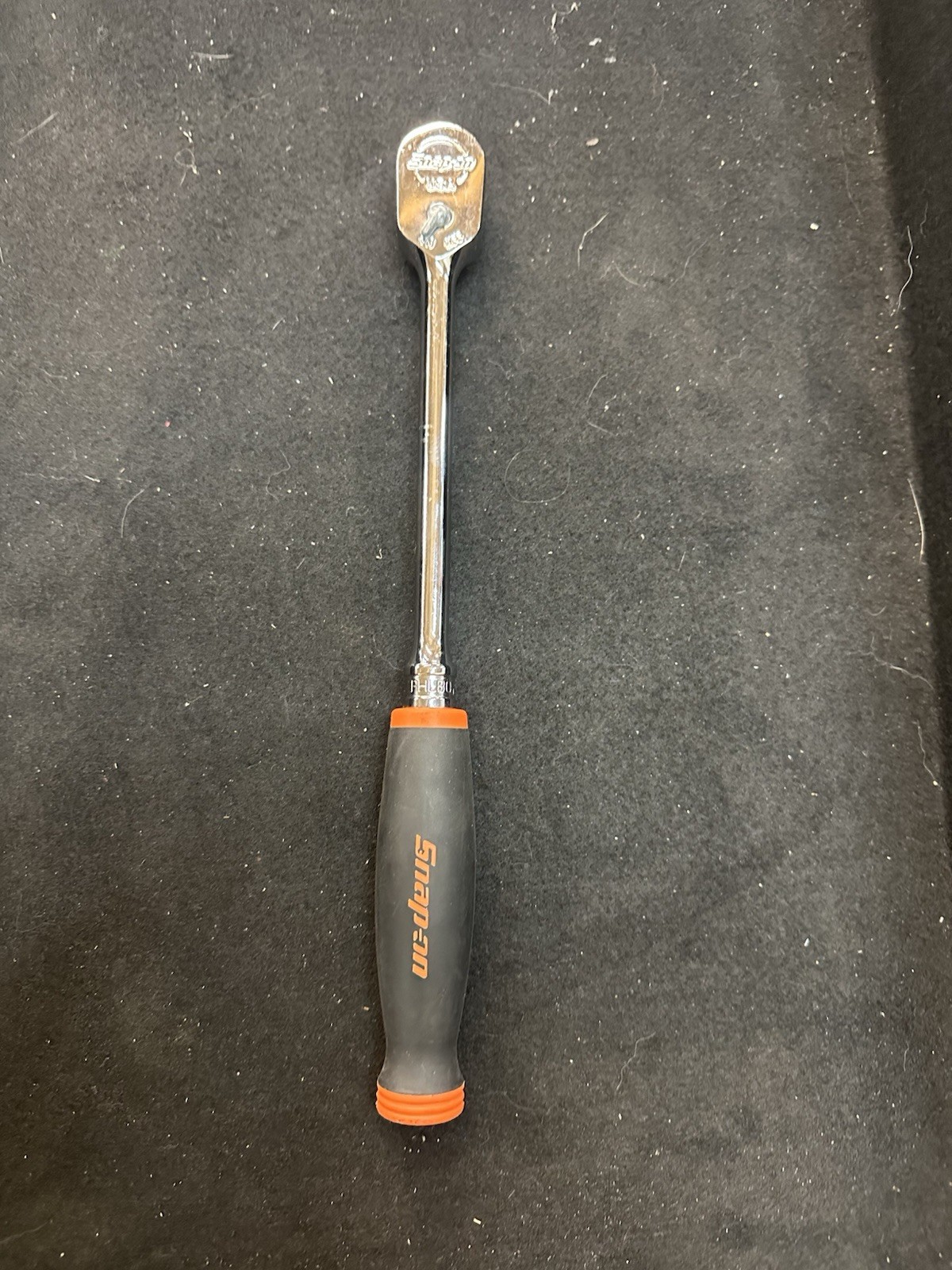 Snap-on Tools USA NEW 3/8″ Drive Soft Grip LONG Fixed Head Ratchet FHL80HV HIVIZ