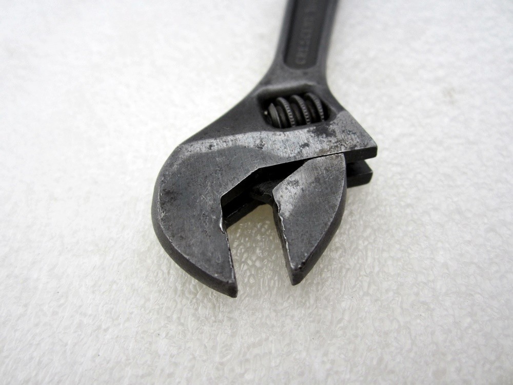 Vintage Crescent 4″ Adjustable Wrench Black Oxide Made in USA