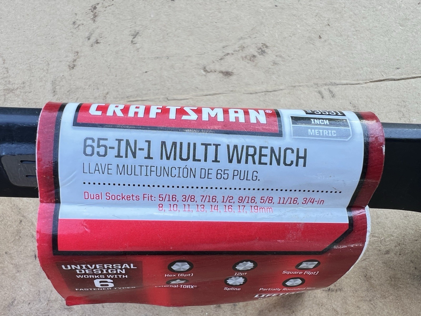 🇺🇸Craftsman 3531 D-AB 65-in-1 Multi Wrench Universal SAE & Metric🇺🇸