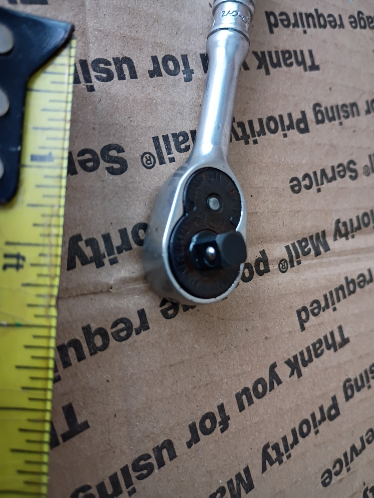 Snap On 1/4″ Drive 4-3/8″ Long Chrome Ratchet USA TM70C